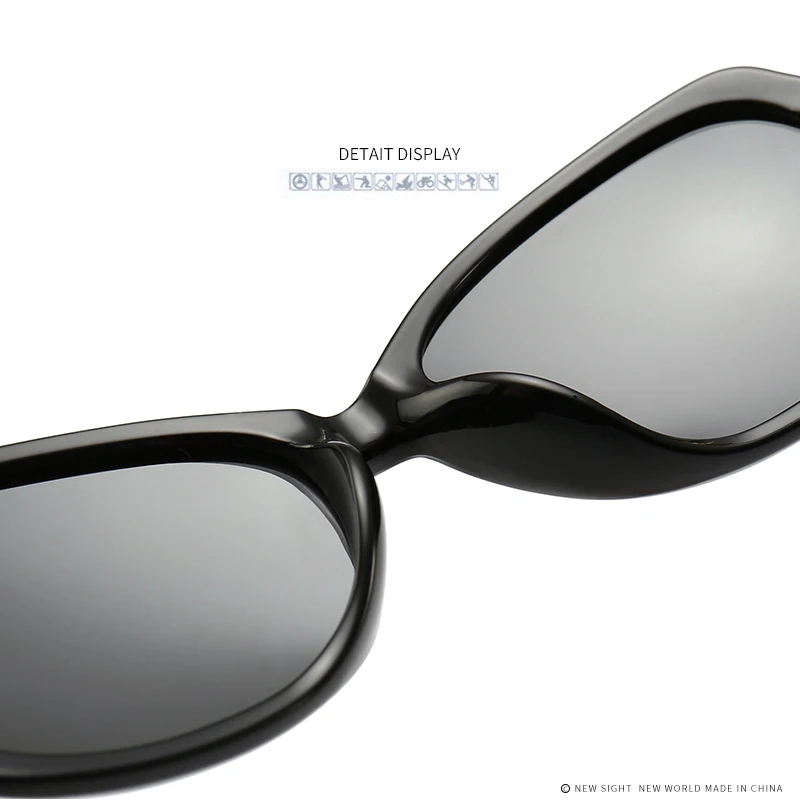 MIZHO, черные пластиковые маленькие солнцезащитные очки Polaroid, женские брендовые дизайнерские сексуальные винтажные крошечные солнцезащитные очки с кристаллами для женщин, поляризованные