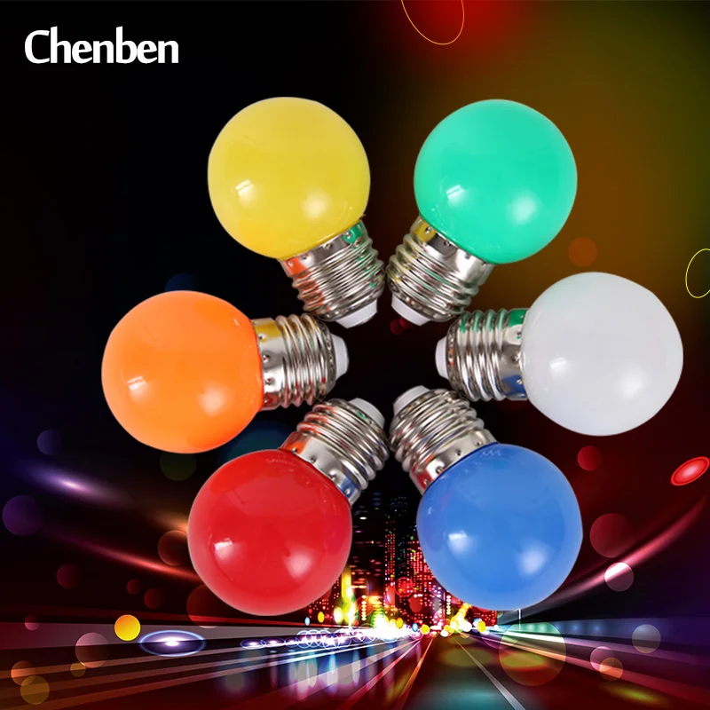 

Colorful Bulb Light Led Bulb E27 Lamp Mutil Color Light Bulb White Green Blue Red Yellow Orange Pink Home Decorations Party Bar