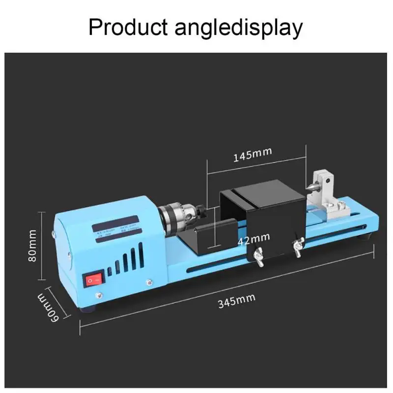 150 Вт токарный мини-станок станки DIY Деревообработка Дерево токарный станок фрезерные станки Шлифовальные станки Блестящий бисер дрель