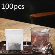 Oussirro 100 шт./партия чайные пакеты 5,5x7 см пустые ароматизированные чайные пакеты с струной для заживления уплотнения фильтровальной бумаги для травяной листовой чай Bolsas de te