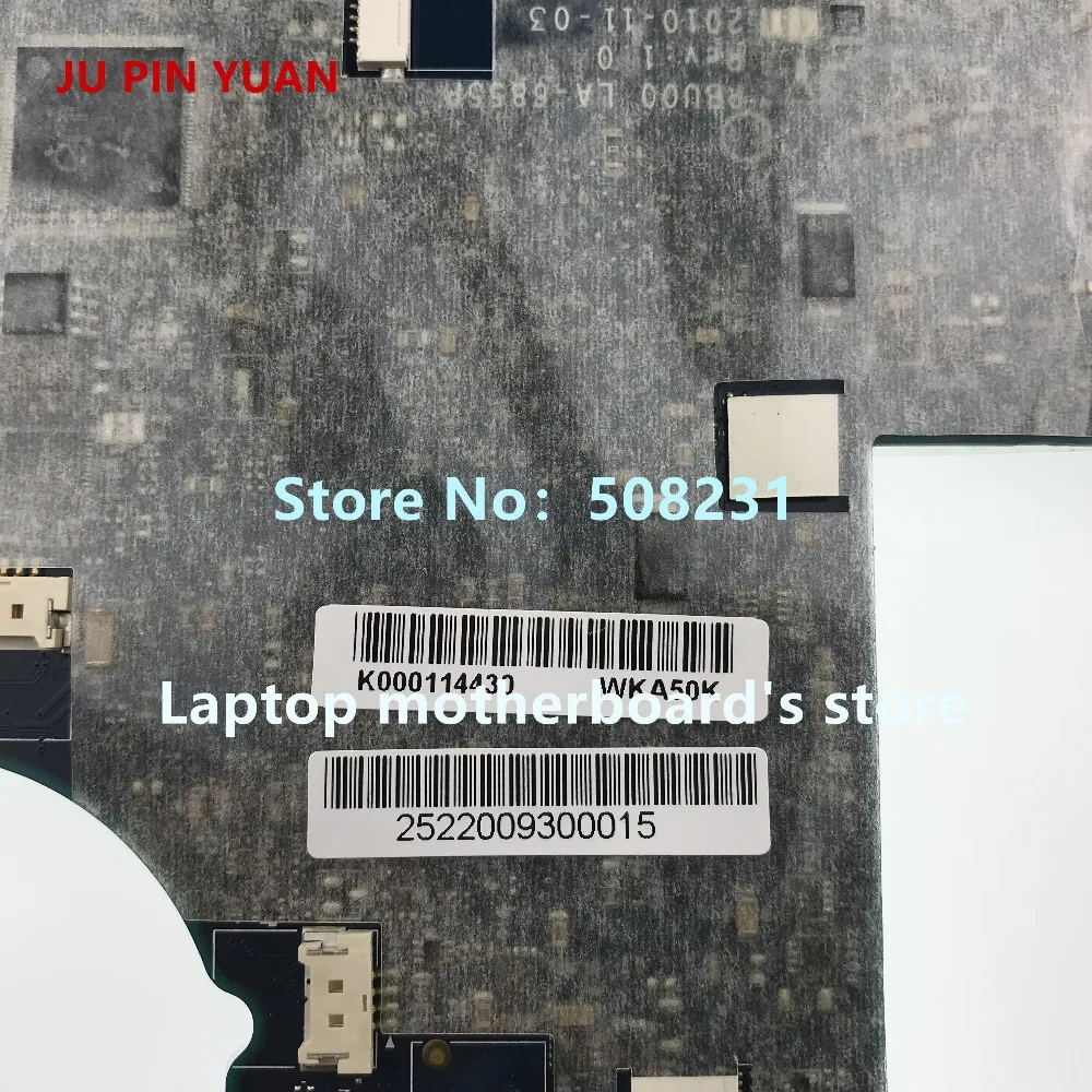 JU PIN юаней для Toshiba Mini NB500 NB505 Материнская плата ноутбука K000114430 LA-6855P полностью протестированы