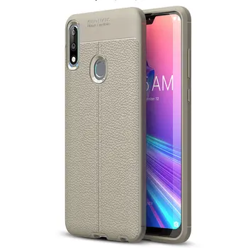 

30pcs/lot For Asus Zenfone Max Pro M2 ZB631KL Shockproof Skin Slim Litchi Rubber Case For Asus Zenfone Max Pro M2 ZB631KL