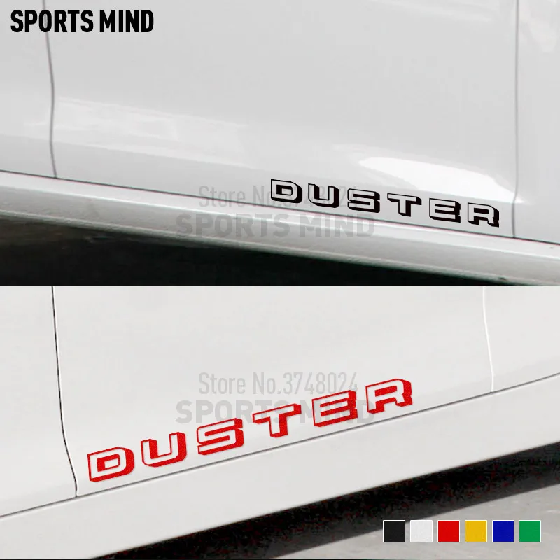

2 Pieces Customizable Car Sticker Decal Automobiles Car-Styling For Renault Duster Dacia Duster Stepway Sticker Car Accessories