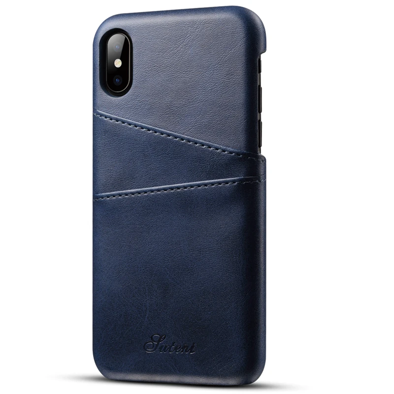 YASOKO Slim Luxury PU Leather For iPhone XS MAX Case Back Cover Protective Card Holder | Мобильные телефоны и аксессуары