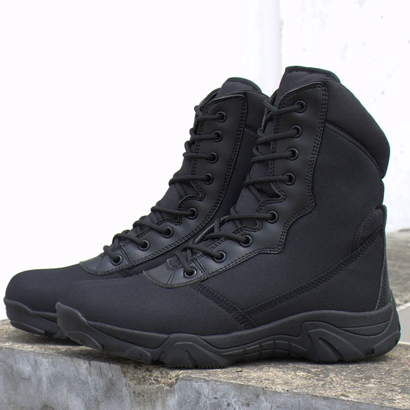 

High Top Shoes Men Army Boots Military Desert Tactical Combat Boots Travel Outdoor