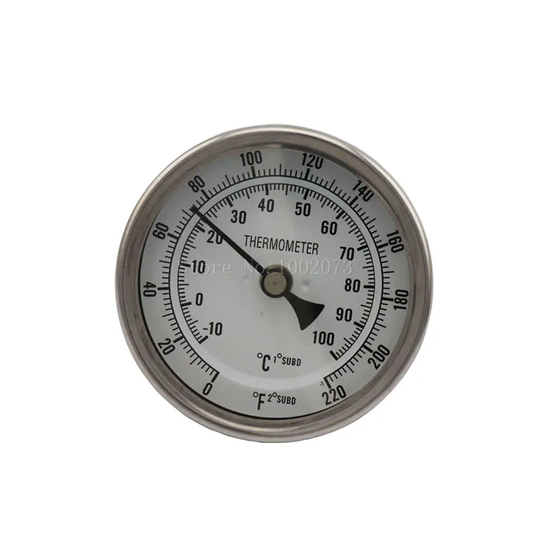 Homebrew kegging in-line Bi-metal Thermometer Assembly, 2.0 Micron Oxygenation Stone, 12 Tee, Hose Barb Fittings & Hex Nipple (7)