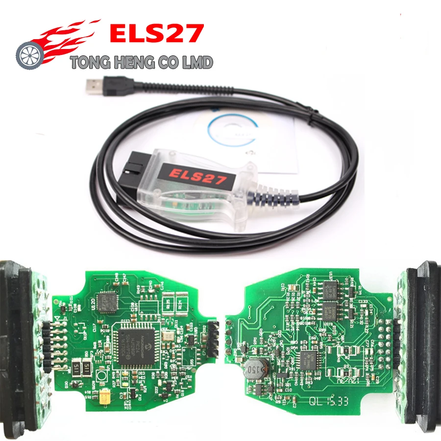 Лучший сканер чипа ELS27 FORScan для автомобилей F-ord/M-azda/L-incoln/M-ercury ELS 27 OBD2
