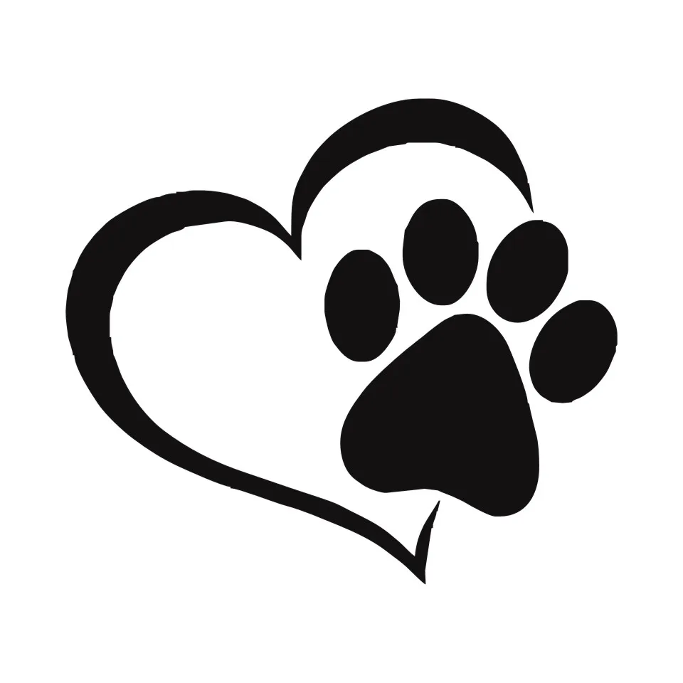 Anycuros  Pet Cat Dog Paw Print Window Decal Lovely Car Styling Decoration Stickers Accessories 11.410 (2)