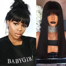 Full Lace Wig For Black Women Lace Front Human Hair Wigs Middle Part Wigs Full Lace Human Hair Wigs With Baby Hair Bleached