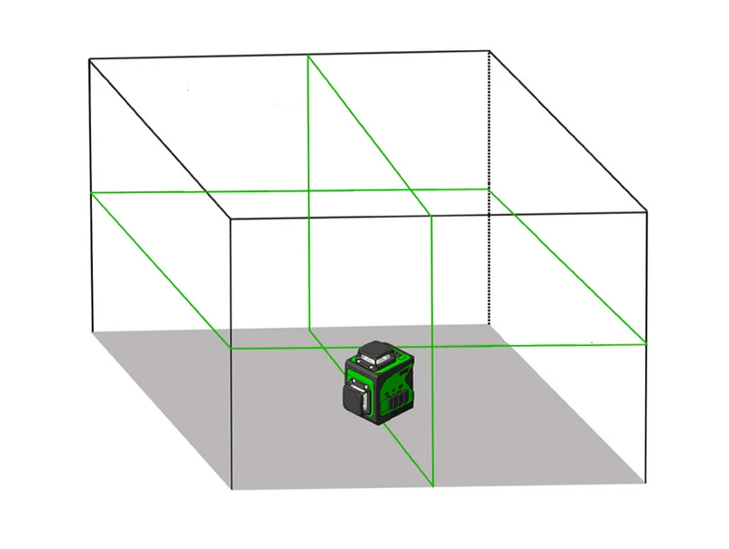 XEAST 2D 8 линий зеленый лазерный уровень самонивелирующийся 360 горизонтальный и вертикальный зеленый лазерный луч линия OSRAM лазерный модуль
