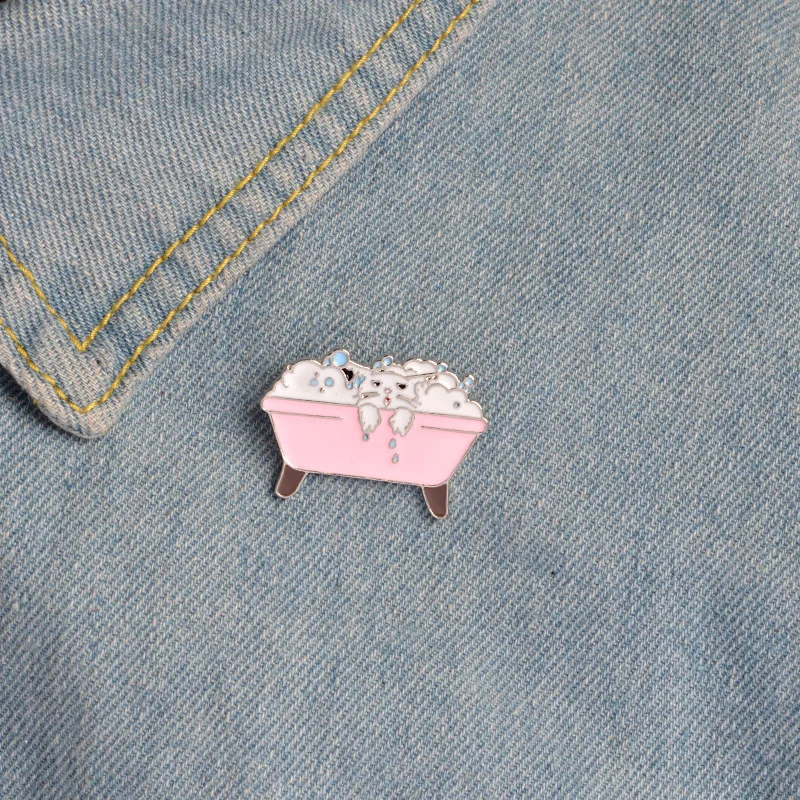 Металлические иконы в форме кошки 1 шт. бесплатная доставка Бейджи для одежды