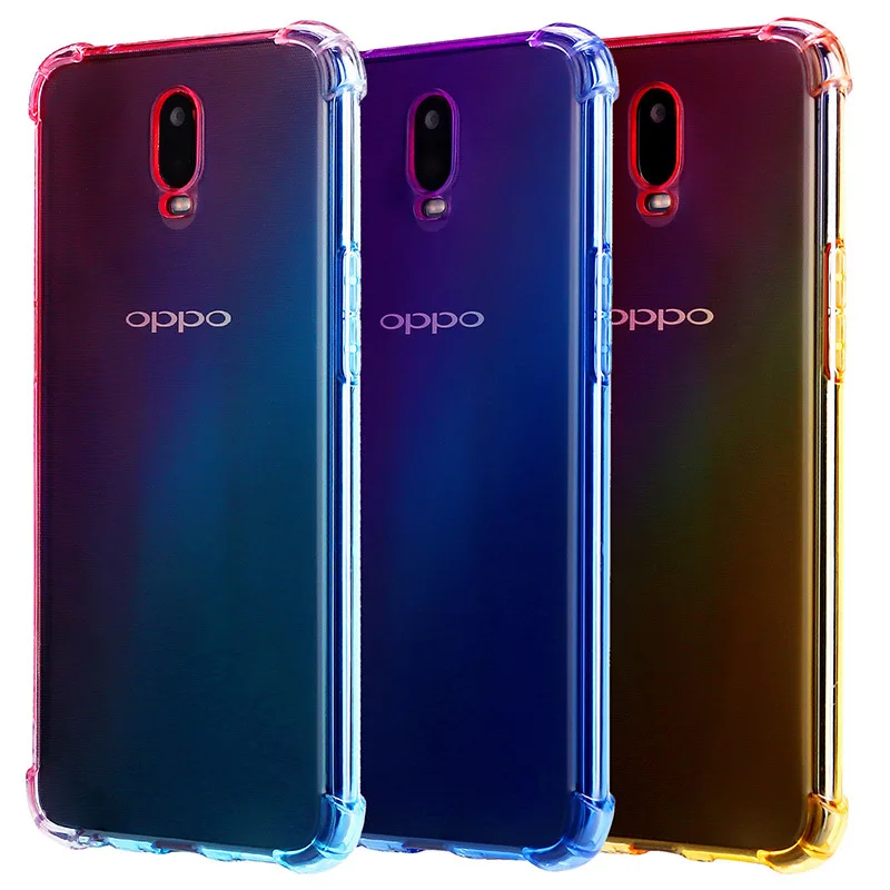 Чехол для OPPO R17 Pro Rx17 Neo R15x R9S Plus с радужным градиентом|Бамперы| |