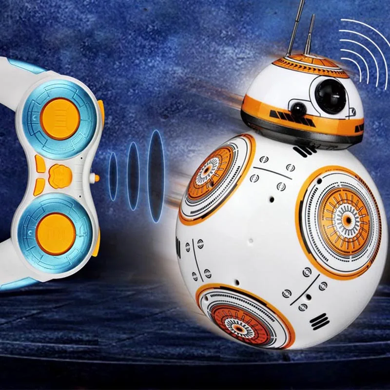 

Upgrade Star Wars RC BB-8 Robot Star Wars 2.4G remote control BB8 robot Action Figure Robot Intelligent Ball Toys For Children