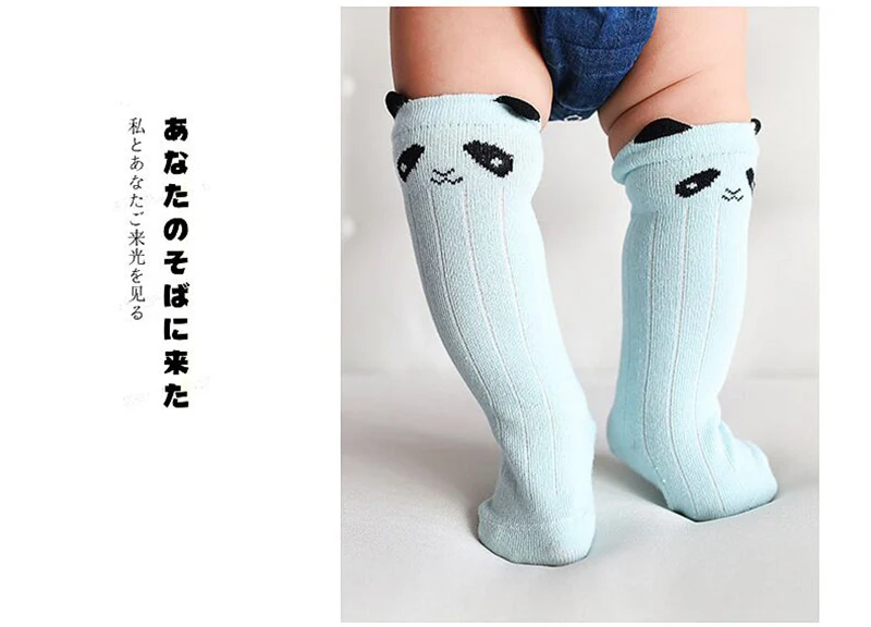 Для маленьких мальчиков хлопковые носки для новорожденных с рисунком лисы Cat теплые гольфы для маленьких девочек гольфы для малышей 3 пара/лот