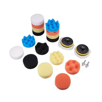 

22pcs Car Cleaning Tools 3 inch Car Polishing Sponge Woolen Polished Buffer Pads Auto Polish Wax Tool Set