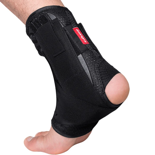 Kuangmi Ankle Brace Support Sports Adjustable Ankle Straps Foot Stabilizer Orthosis Football