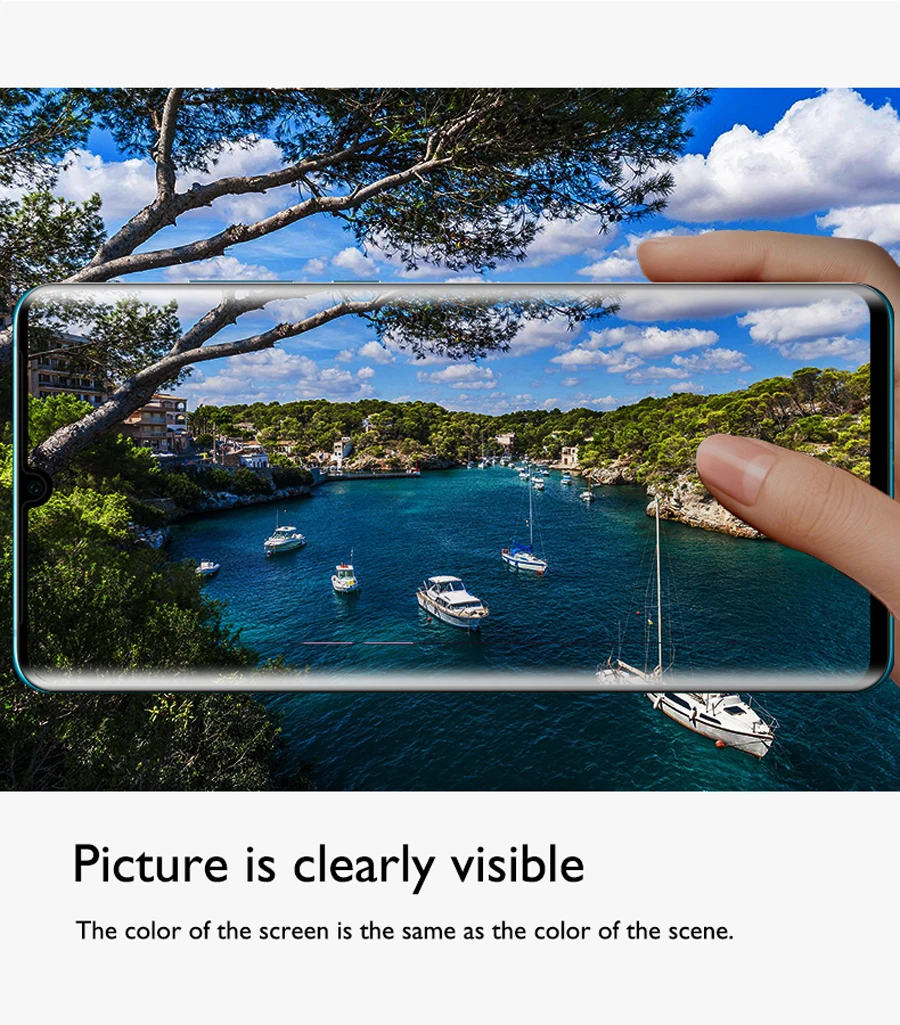 Ультрафиолетовый защитный экран для huawei mate 30 pro mate 20 pro P20 lite P20 Pro из закаленного стекла UV Liquid для huawei P30 Pro
