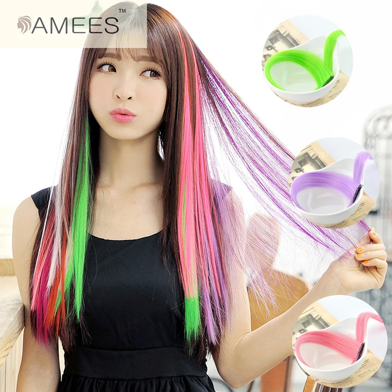 15 color 55cm New hair extension purchasing false hair high quality matte outlet temperature of 15 colors 1clip braiding hair