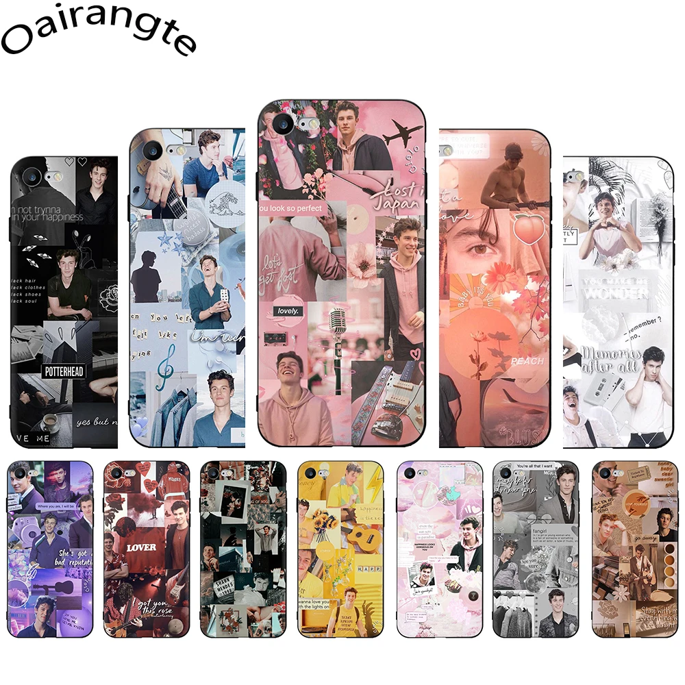 

Shawn Mendes Soft Phone Cover Case For iPhone 5 5S SE 6 6S Plus 7 8 Plus X XS XR XS 11 Pro Max