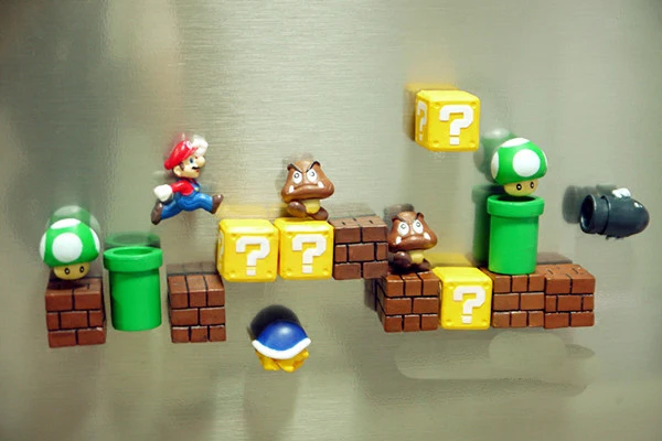Super Mario Bros Magnets Figure toys Mario Bullet Mushroom Tortoise Wall Sticker Action Figure Model Toys DIY Decoration Gift Super Mario Bros Magnets Figure toys Mario Bullet Mushroom Tortoise Wall Sticker Action Figure Model Toys DIY Decoration Gift