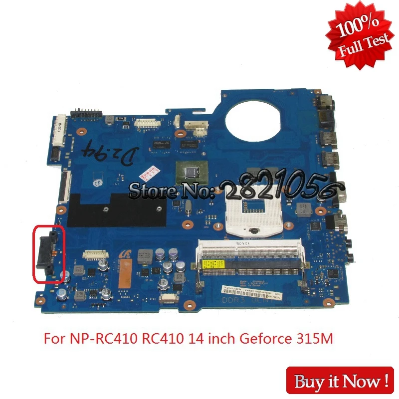 NOKOTION материнская плата BA92-07596A BA92-07596B для samsung NP-RC410 RC410 14 дюймов ноутбука HM55 DDR3 Geforce