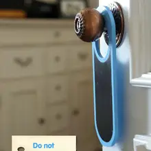 2-сторонний "не беспокоить", дверная вешалка знак Стиль Наклейка дома магазин Спальня арт разные цвета наконечник декоративная доска