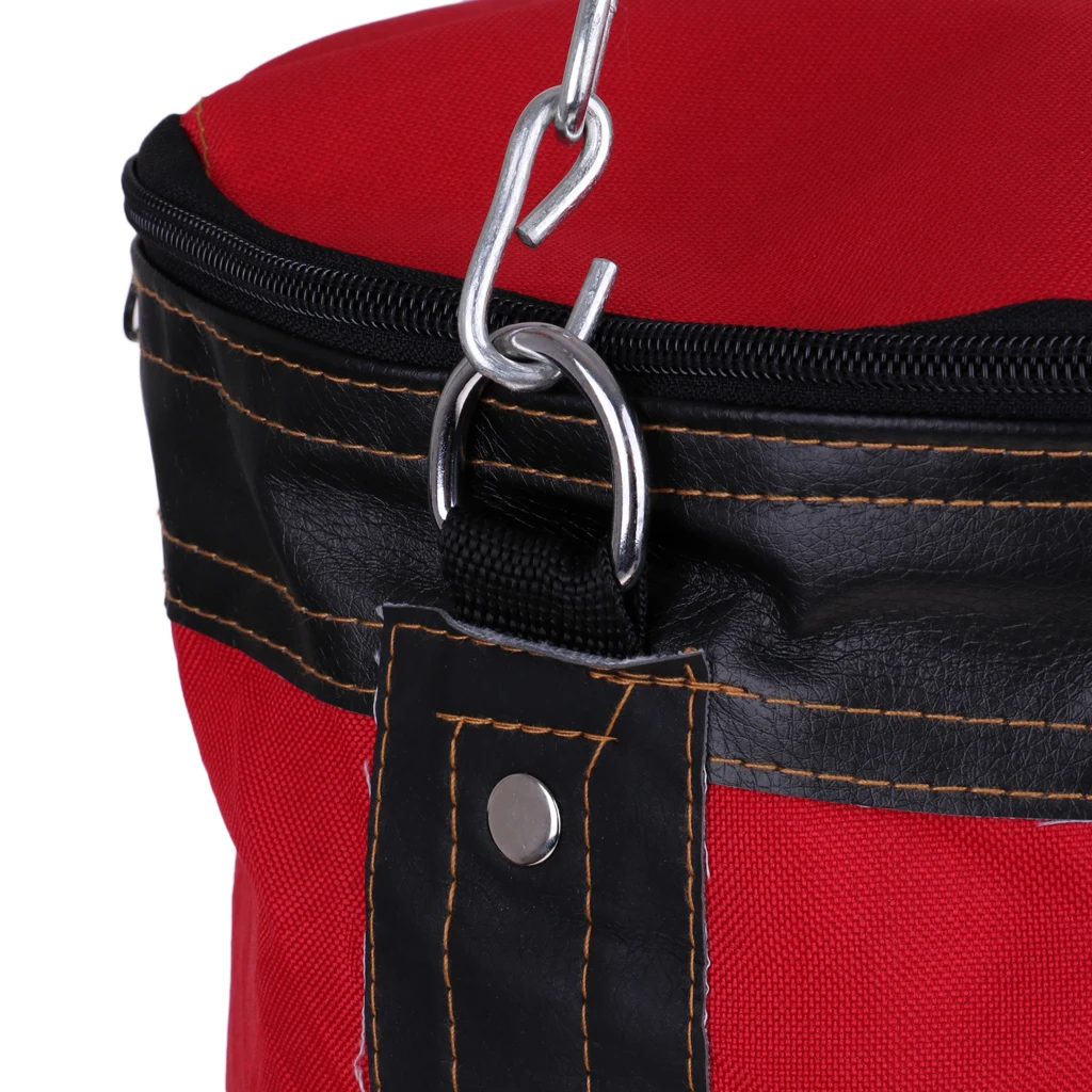 66cm Training Fitness MMA Boxing Punching Bag Empty Sport Kick Sandbag Muay Thai   Training Equipment with Chains & Hook