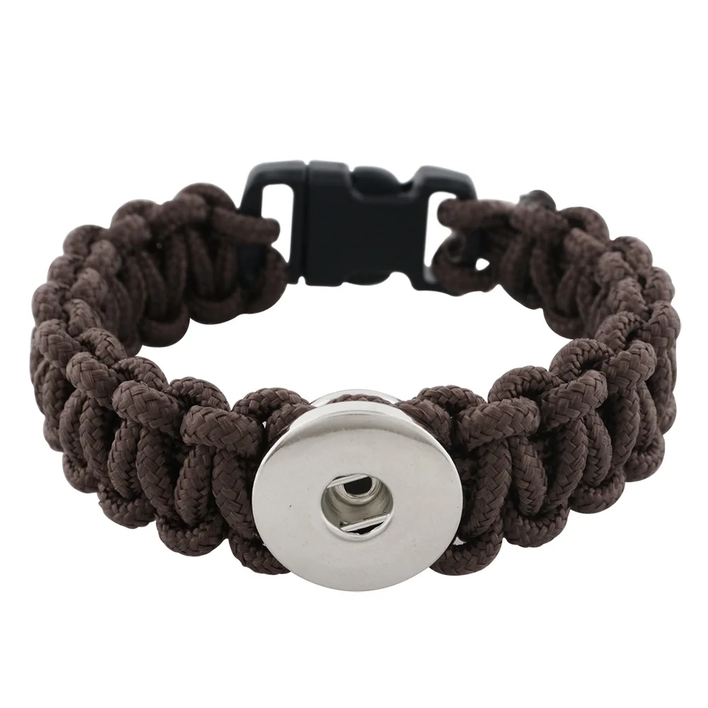 Открытый аварийный выживания плетеный Pulseras спасательный Зонт веревка мужские