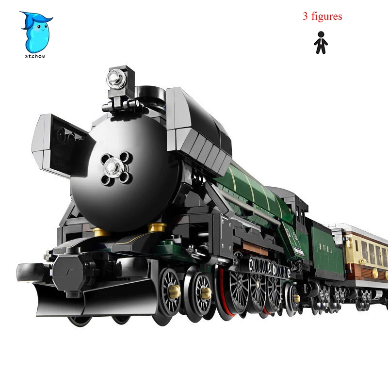 

StZhou 1109pcs Building Block Model Compatible with Technic Emerald Night Train Brick Model Educational Toys For Children