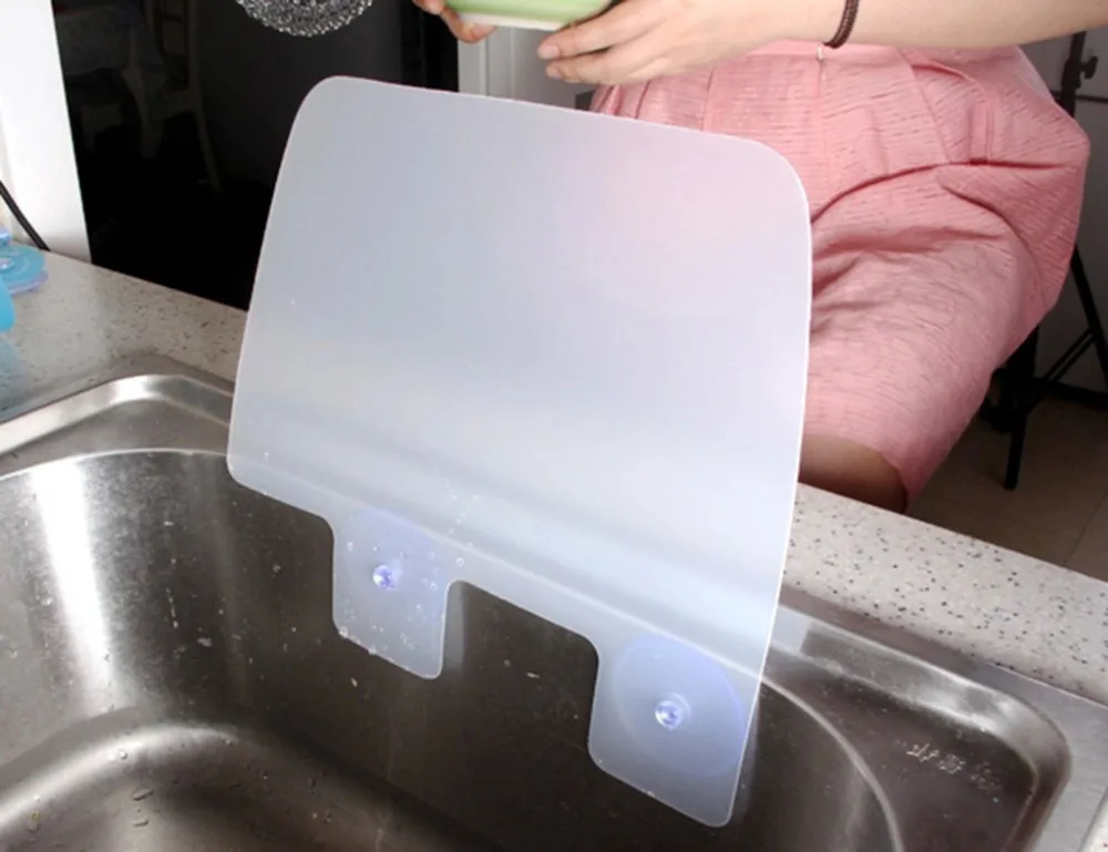 Creative kitchen Sink Splash Water Tank Water Retaining Plate To Prevent The Wet Clothesplate