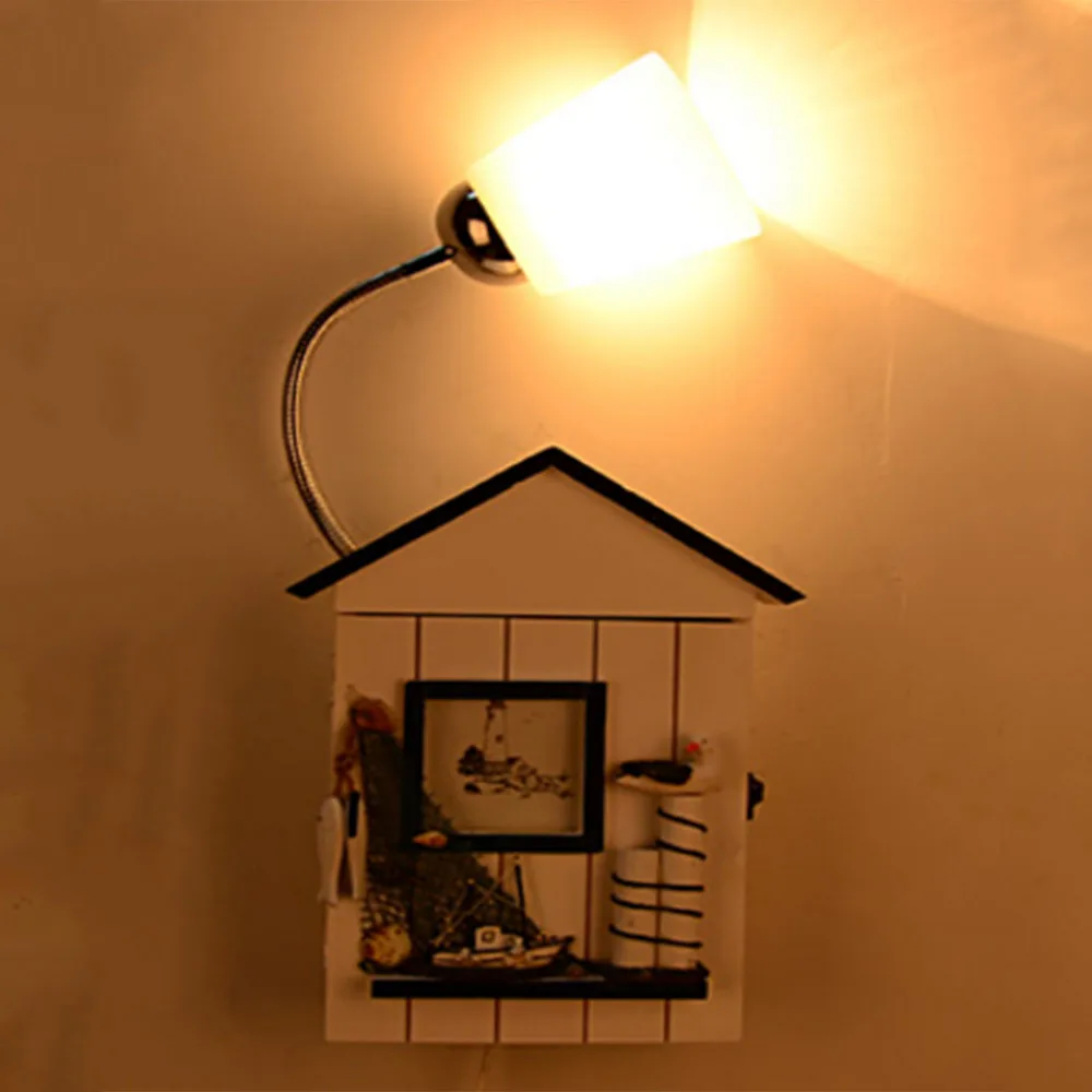 

Led Wall Lamp Cartoon Bathroom Light 110V 220V Room Wall Lamp Bedside Reading Lamp Fashion House Wall Light