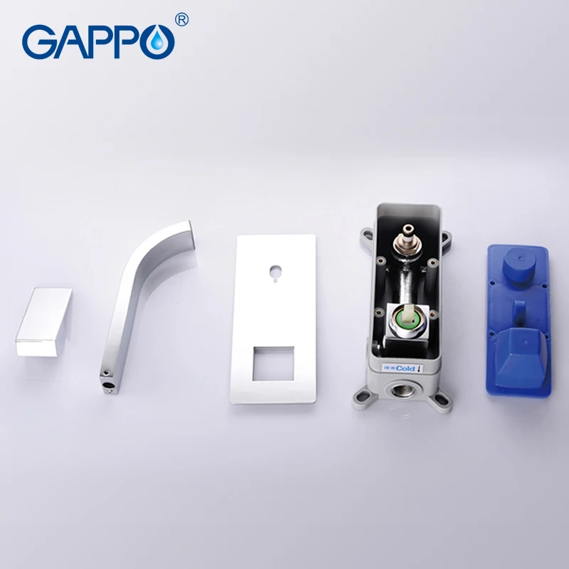 GAPPO смеситель для раковины, смеситель для ванной комнаты, смеситель для душа, смеситель для ванны, смеситель для воды на бортике, набор кранов