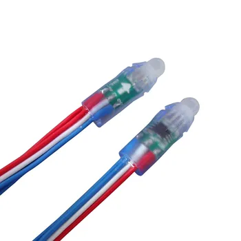 

1000X Wholesale 9mm DC5V RGB dream color WS2811 digital led string light express free shipping