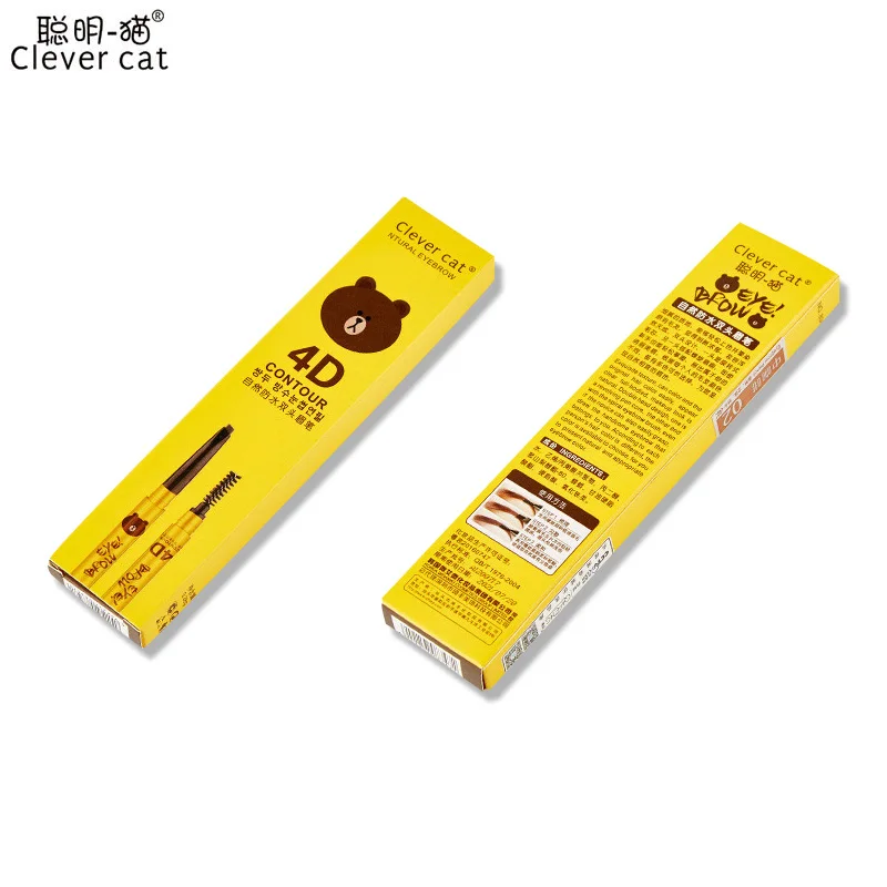 Automatic Rotation Eyebrow Pencil Cartoon 5 Color Eyebrow Shadows High Quality Eye Liner Shadow For Eyebrow Enhancer Makeup Automatic Rotation Eyebrow Pencil Cartoon 5 Color Eyebrow Shadows High Quality Eye Liner Shadow For Eyebrow Enhancer Makeup