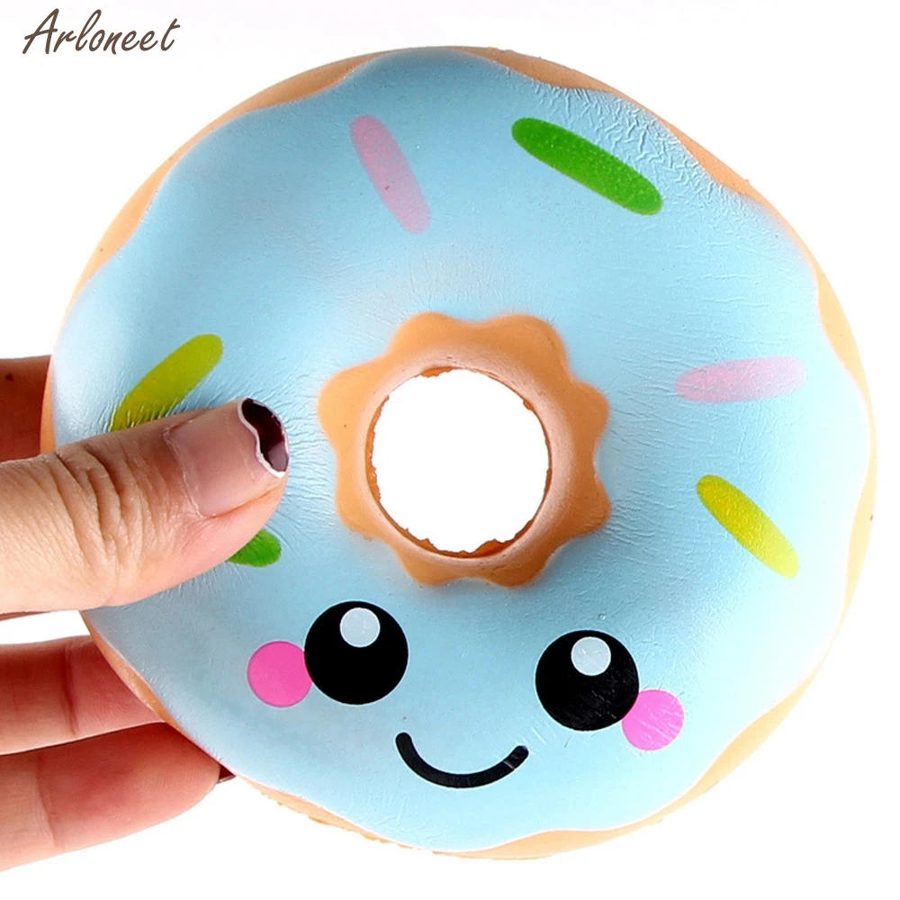 

Squishy Toys Kawaii 11cm Lovely Doughnut Cream Scented Squishy Slow Rising Compress Toys Collection Anti stress Stress Reliever