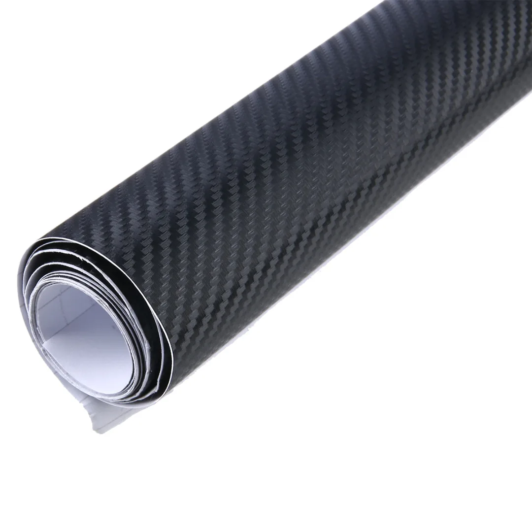 3D mate negro fibra de carbono vinilo envoltura pegatina impermeable coche pegatina película liberación de aire para el salpicadero del coche piezas exteriores 3D mate negro fibra de carbono vinilo envoltura pegatina impermeable coche pegatina película liberación de aire para el salpicadero del coche piezas exteriores