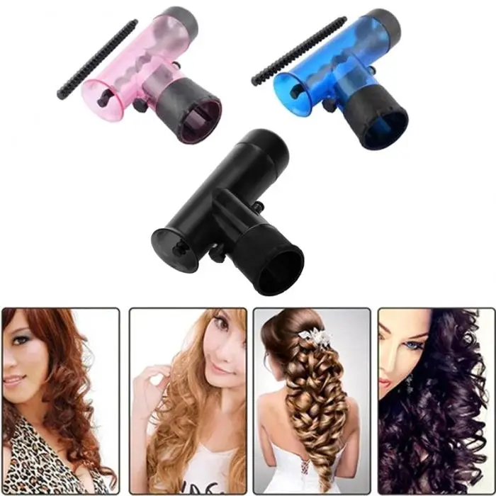 Hot 1 Pcs Hair Styling Tool Diffuser Magic Wind Spin Detachable Curl Hair Diffusers Roller Curler wyt77