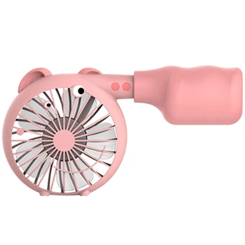 

Usb Handheld Convenient Summer Cooling Fan 800Mah Battery Ventilator Cute Pig Style Fan