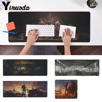 

Yinuoda Custom Skin playerunknown's battlegrounds Large Mouse pad PC Computer mat Natural Rubber Gaming mousepad Desk Mat