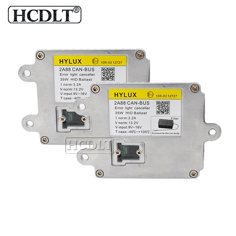 HCDLT Original 35W Hylux 2A88 Canbus HID Xenon Ballast 12V Error Light Canceller Hyluxtek Car Headlight Ballast Reator Retrofit