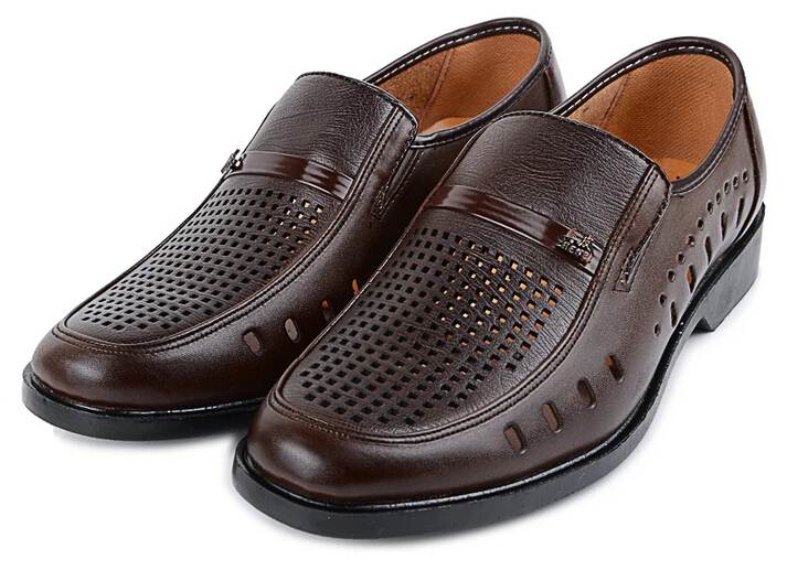men's trendy leather sandals
