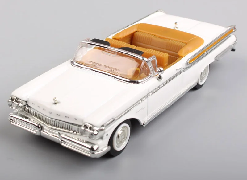 1/43 Ford 1957 Deluxe Mercury Turnpike Cruiser сплав металлический автомобиль игрушка автомобили литой модель игрушки автомобиль для коллекции - Цвет: Белый