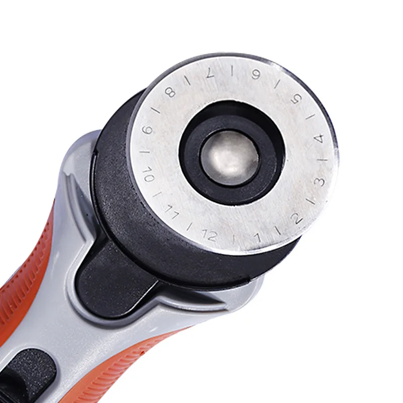 Портной принадлежности 45 мм лоскутные инструменты безопасные роликовые колеса круглый нож для ручной резки кожаных тканей колесный нож роторный резак