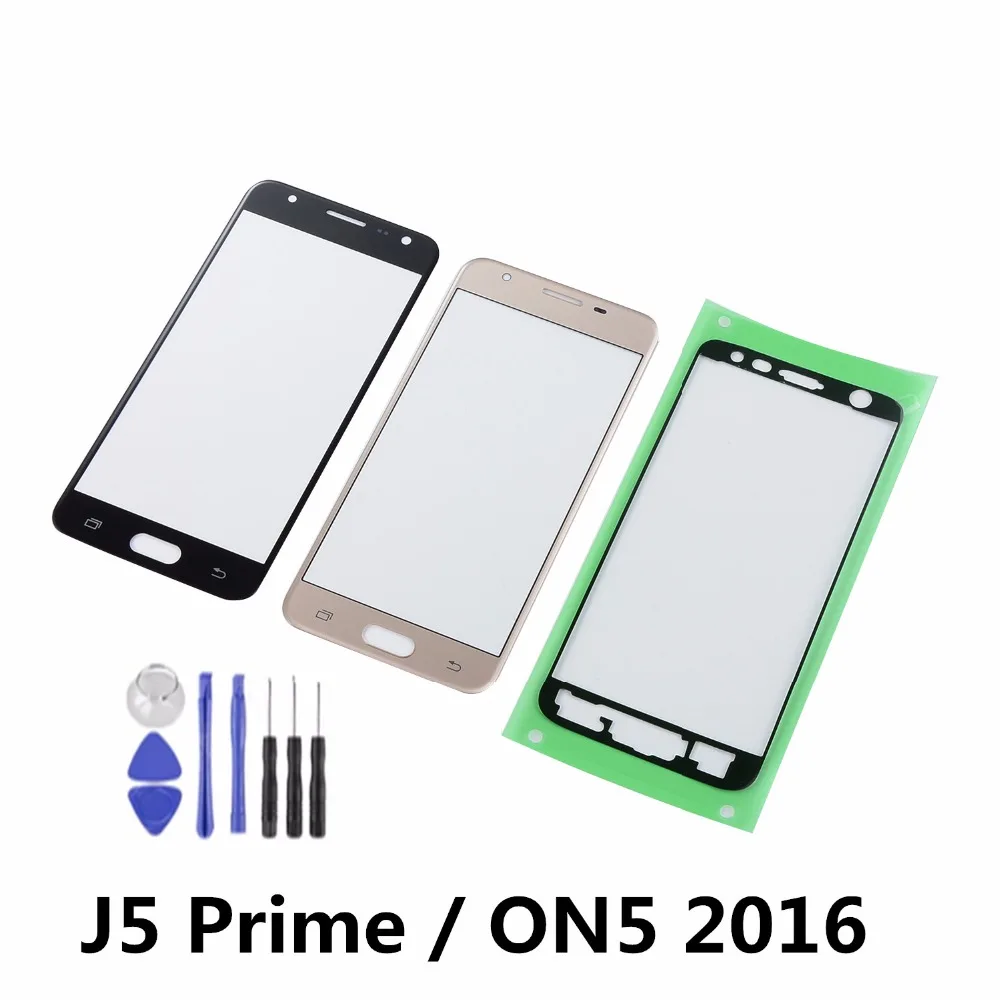 Для Samsung J5 Prime SM-G570F G570 сенсорный экран дигитайзер стекло с клеем + инструменты (J5