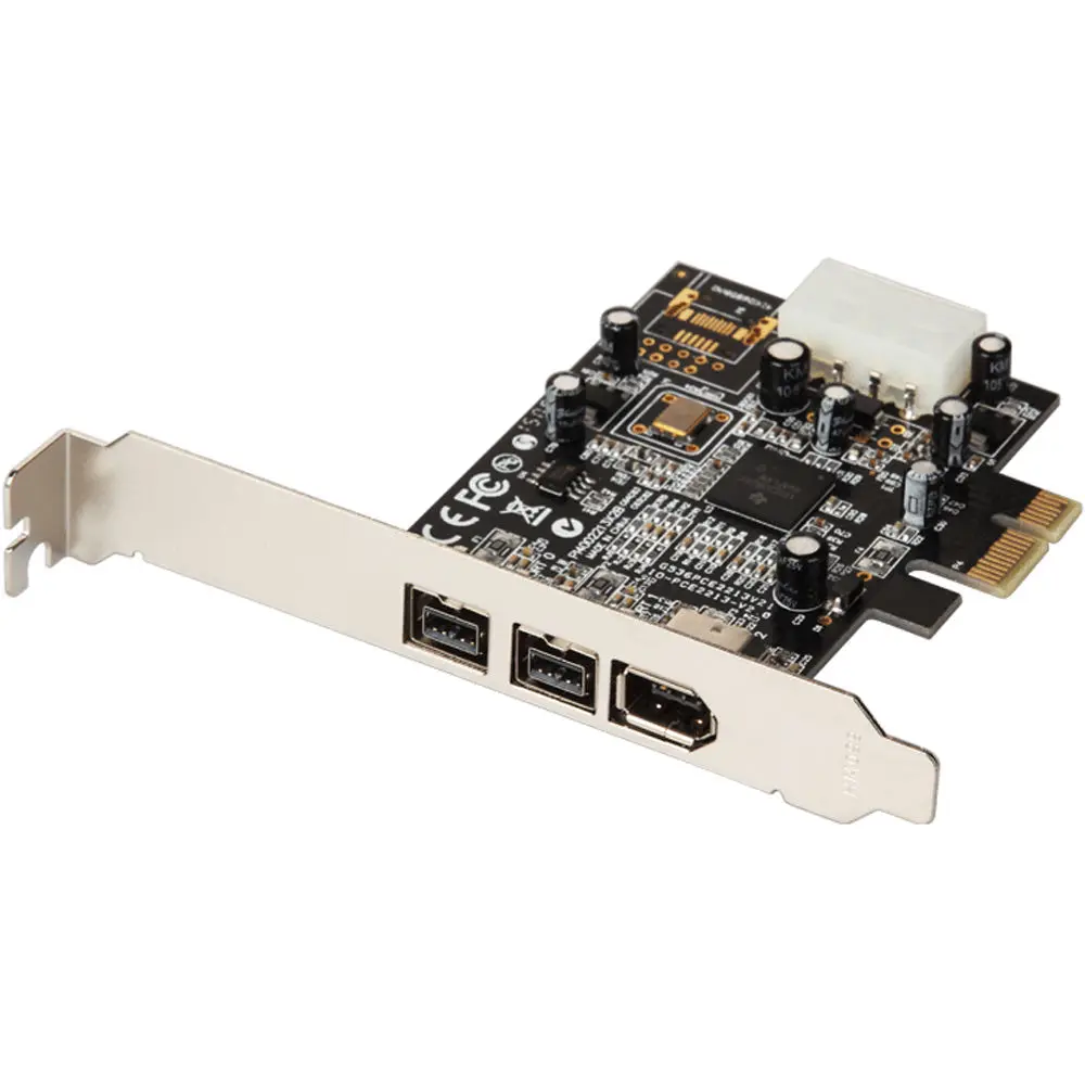 PCI express 2 порта 1394B + 1394A карта e для внешнего Firewire 800 IEEE 1394|ieee 1394|firewire 800pci |