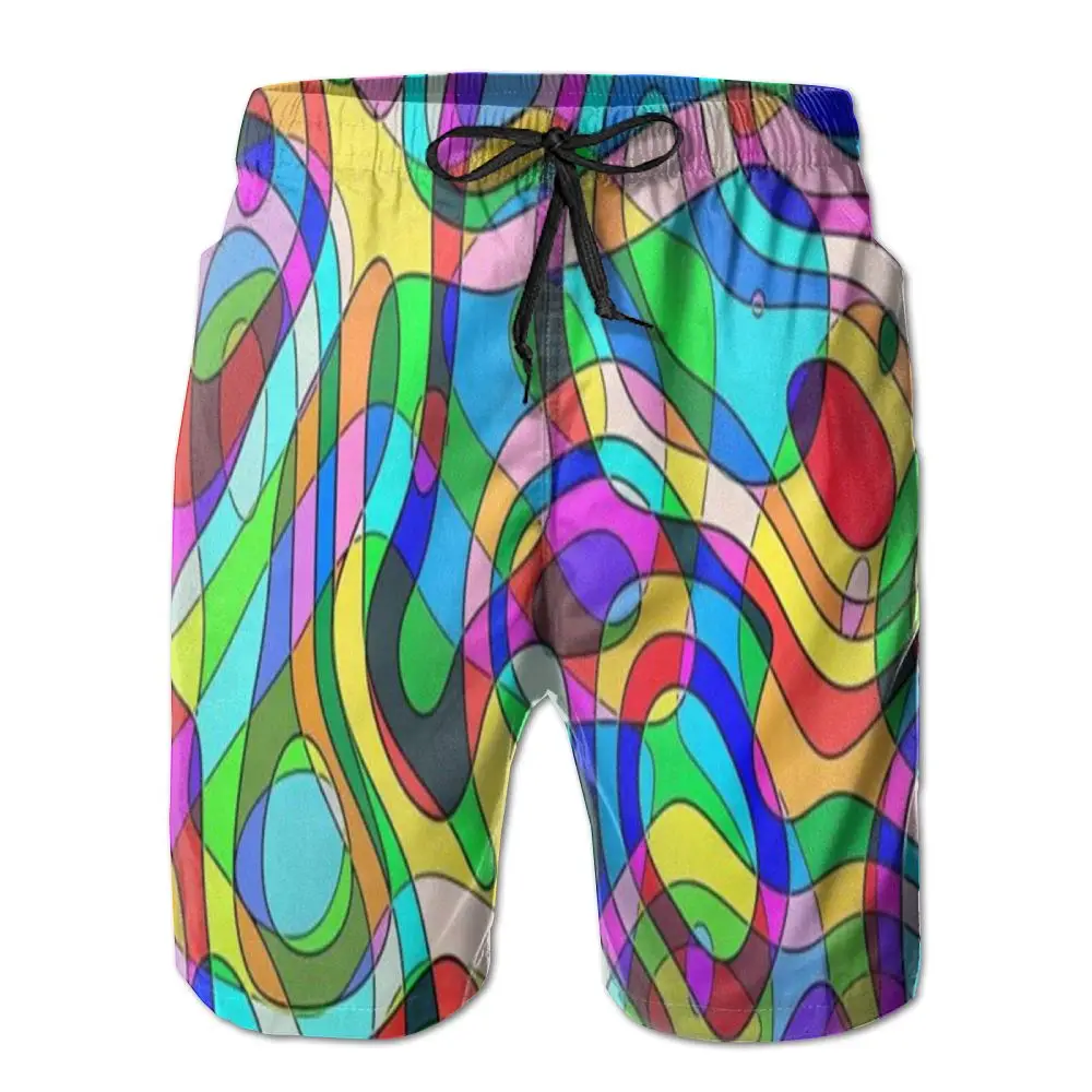SAMCUSTOM Мужские Пот quick dry ультра легкие дышащие для отдыха дома Шорты psychedelic тигр логотип 3D печать пляжные шорты - Цвет: Красный