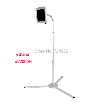 

for ipad 2/3/4/air/pro 9.7" display floor standing bracket with lock metal frame stand kiosk brace support height ajusted