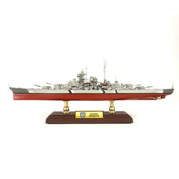 

NEW 1/700 KMS Bismarck battleship, static finished alloy battleship model, collectibles