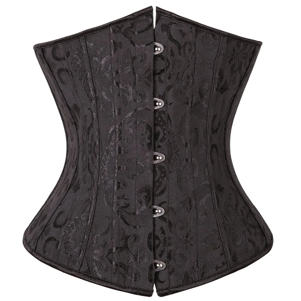 Buy Everbellus Steel Boned Corset Underbust Steampunk