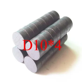 

20/50/100pcs/lot Y30 Disk Ferrite Magnet 10x4 Permanent magnet 10mm x 4mm Black Round Speaker 10x4mm magnet 10*4 10mmx4mm